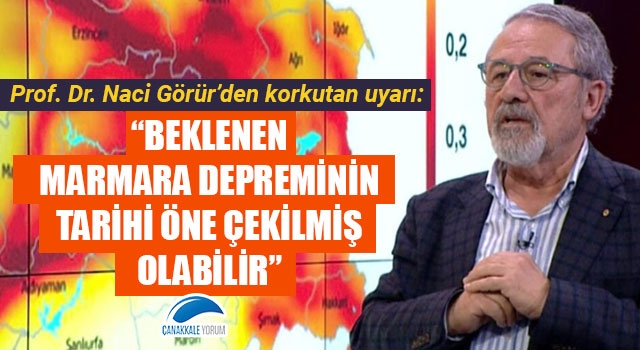 Prof. Dr. Naci Görür'den korkutan uyarı: "Beklenen Marmara depreminin tarihi öne çekilmiş olabilir"