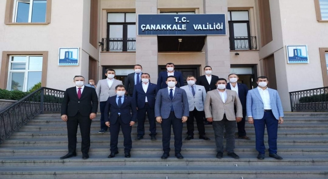 AK Parti'li başkanlardan, Vali Aktaş'a ziyaret