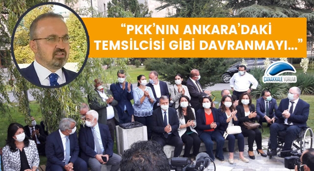 Bülent Turan'dan HDP'ye sert çıkış: "PKK'nın Ankara'daki temsilcisi gibi davranmayı..."