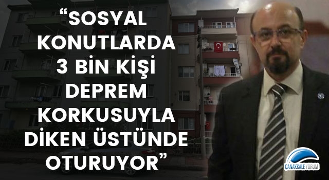 Necati Gapran: “Sosyal Konutlarda 3 bin kişi deprem korkusuyla diken üstünde oturuyor”