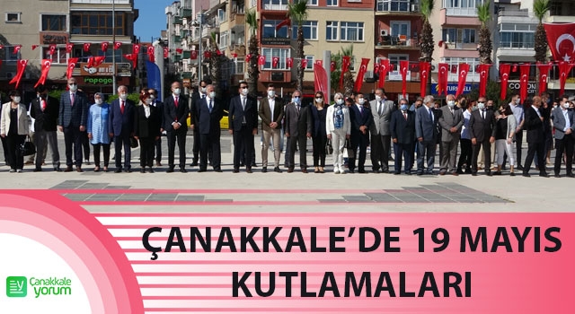 Çanakkale’de 19 Mayıs kutlamaları