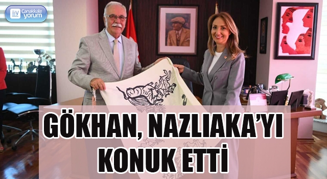 Başkan Gökhan, CHP Kadın Kolları Genel Başkanı Nazlıaka'yı ağırladı