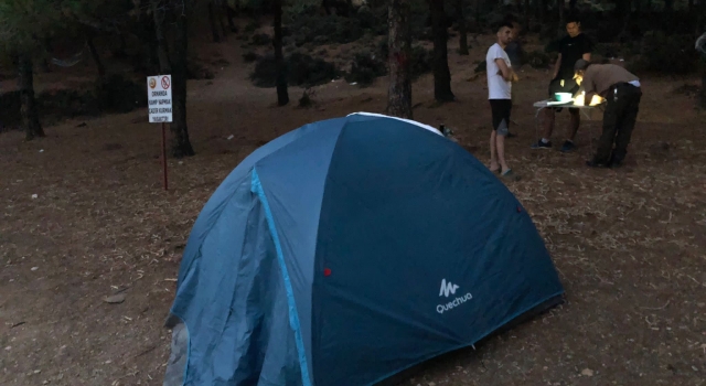 Ormanda kamp yapan tatilcilere ceza yağdı!
