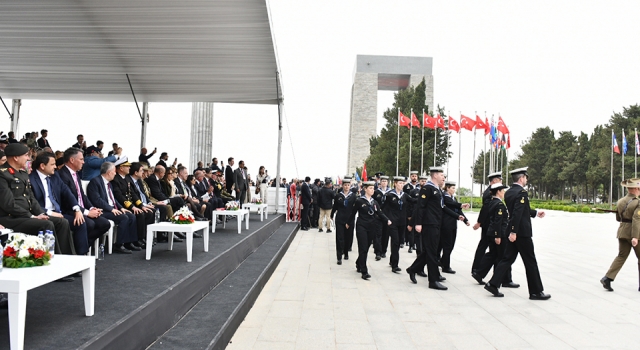 Çanakkale Kara Savaşları’nın 109’uncu yılı törenle anıldı