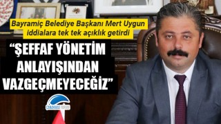 Başkan Uygun iddialara tek tek açıklık getirdi: “Şeffaf yönetim anlayışından vazgeçmeyeceğiz”