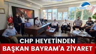 CHP heyetinden Başkan Bayram'a ziyaret