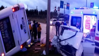Biga'da feci kaza: 1 ölü, 4 yaralı