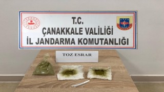 Lapseki'de uyuşturucu operasyonu: 2 gözaltı