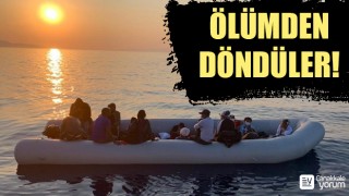 Ayvacık'ta 17 düzensiz göçmen kurtarıldı
