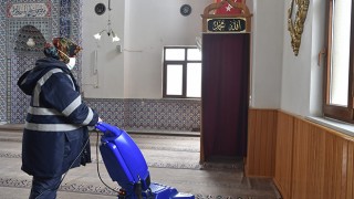 Çan’da ibadethaneler Ramazan ayına hazırlanıyor
