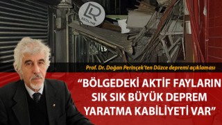 Prof. Dr. Doğan Perinçek'ten Düzce depremi açıklaması: “Bölgedeki aktif fayların sık sık büyük deprem yaratma kabiliyeti var”