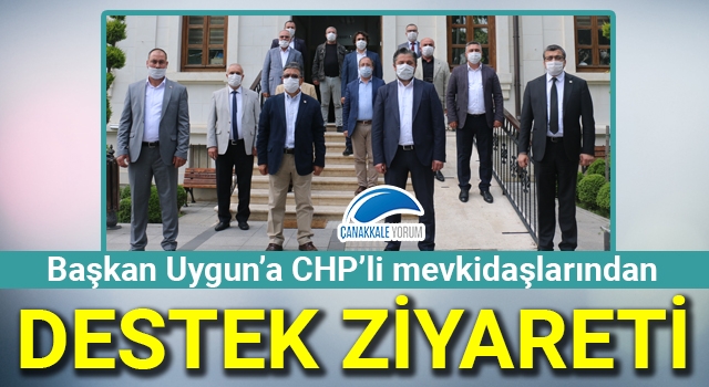 Başkan Uygun’a CHP’li mevkidaşlarından destek ziyareti