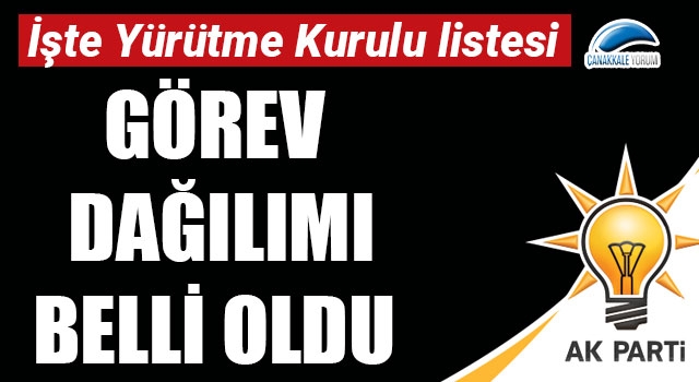 AK Parti'de görev dağılımı belli oldu: İşte Yürütme Kurulu listesi