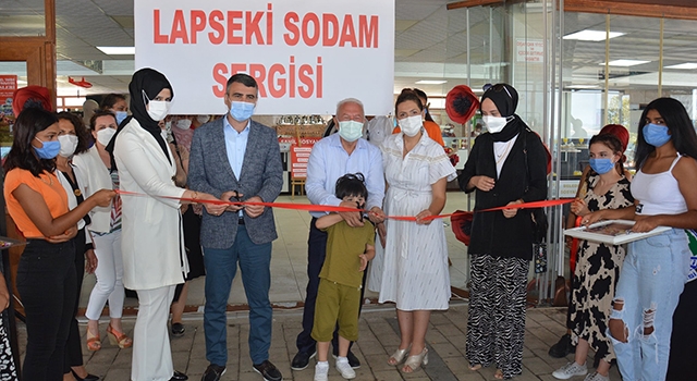 Lapseki'de SODAM sergisi açıldı