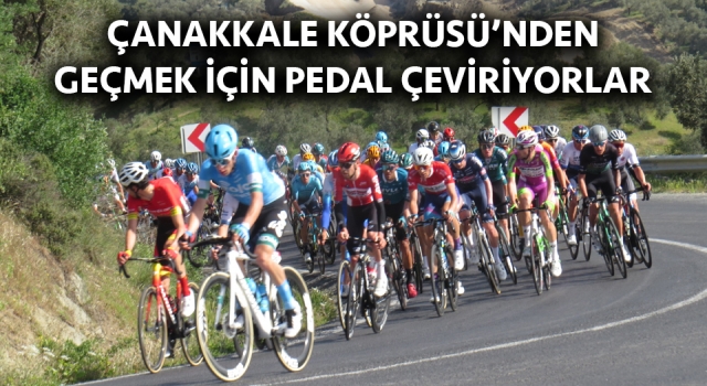 Cumhurbaşkanlığı Türkiye Bisiklet Turu’nda Edremit-Eceabat etabı başladı