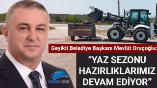 Başkan Oruçoğlu: "Yaz sezonu hazırlıklarımız devam ediyor"