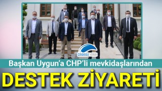 Başkan Uygun’a CHP’li mevkidaşlarından destek ziyareti