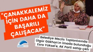 AK Parti, Esra Yüksel'e sahip çıktı: "Çanakkalemiz için daha da başarılı çalışacak"