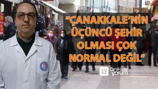 Alper Şener: “Çanakkale’nin üçüncü şehir olması çok normal değil”