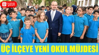 Bülent Turan’dan üç ilçeye yeni okul müjdesi