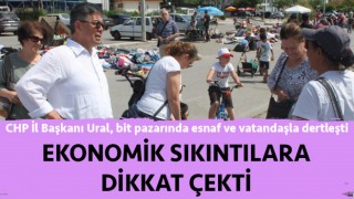 Başkan Ural: “Halkımız ihtiyaçlarını bit pazarından karşılıyor”